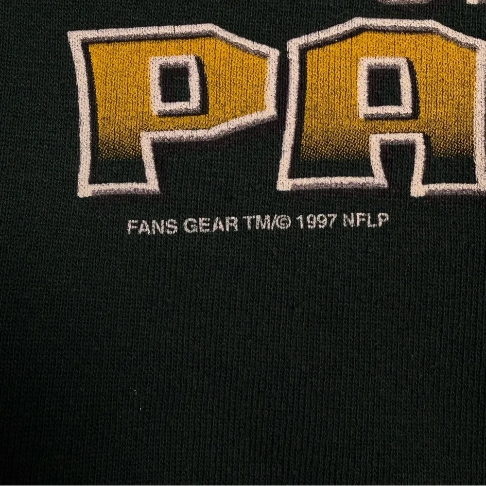 Vintage 1997 Green Bay Packers Super Bowl XXXI Champs Sweatshirt Woman M-NFL 90s - Picture 4 of 9